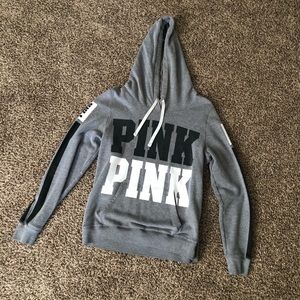 VS pink hoodie